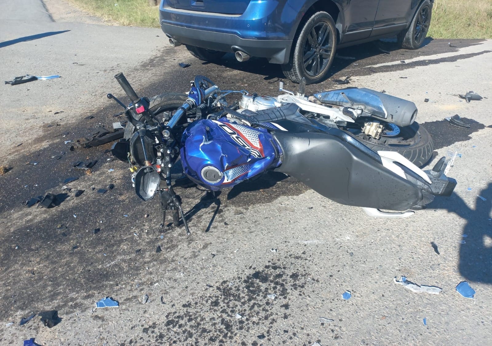 MORTE NO TRÂNSITO: motociclista morre após grave acidente no Planalto Norte