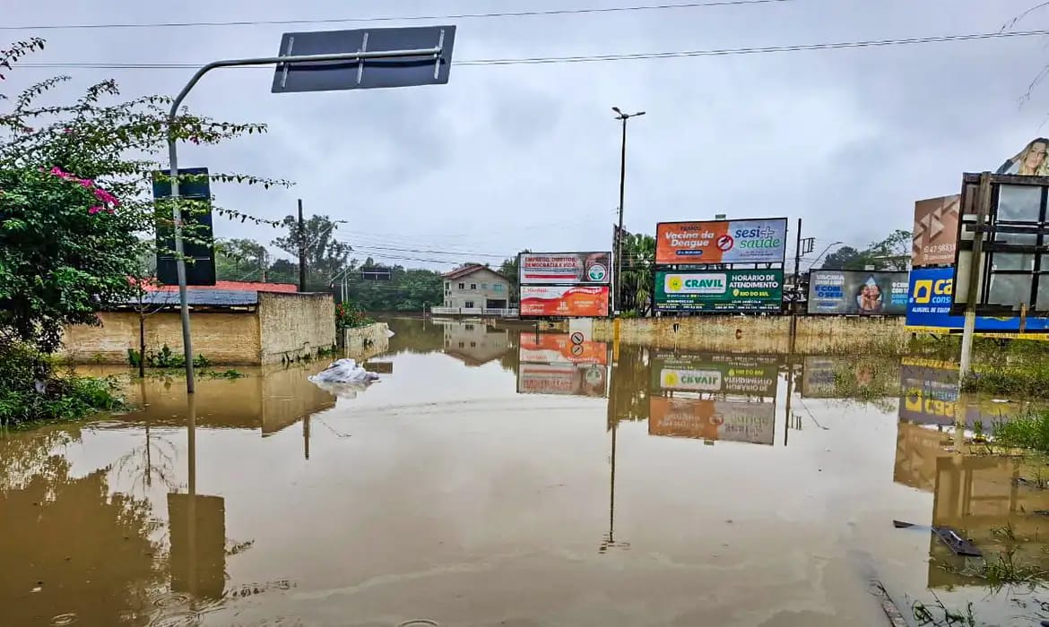 Chuvas em SC: em três dias volume registrado é maior do que o esperado para todo o mês de maio