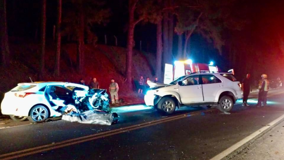 Gravíssimo acidente deixa uma vítima fatal na BR-280 no Planalto Norte