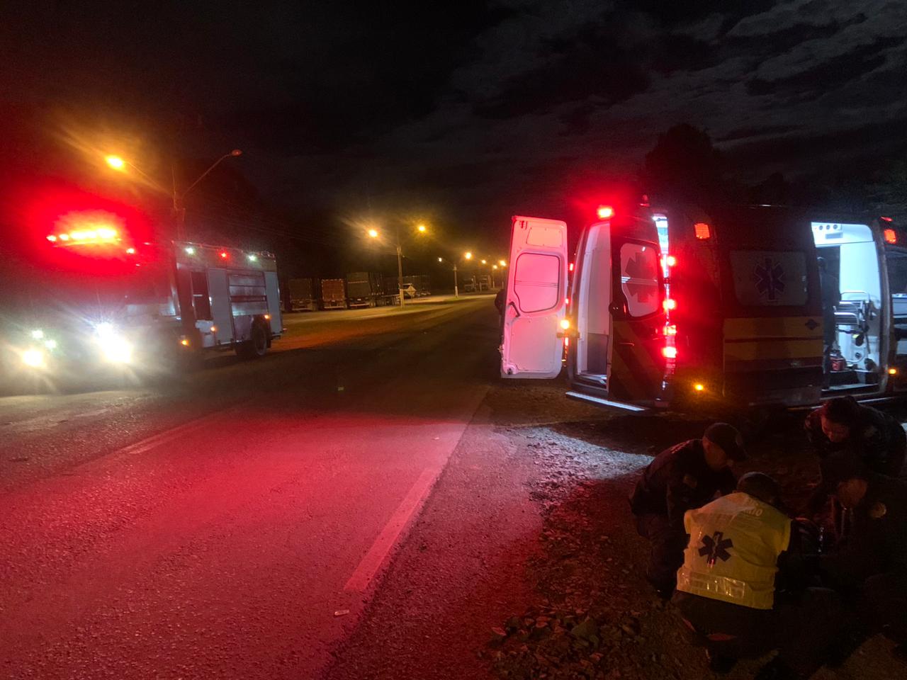 Acidente deixa uma pessoa ferida no Planalto Norte Catarinense