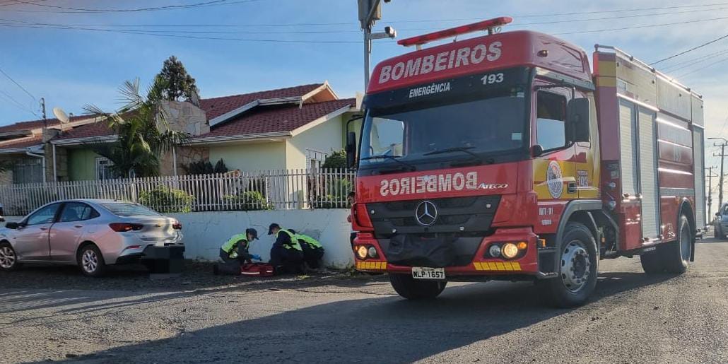 PAPANDUVA: acidente deixa jovem de 18 anos ferido no centro da cidade