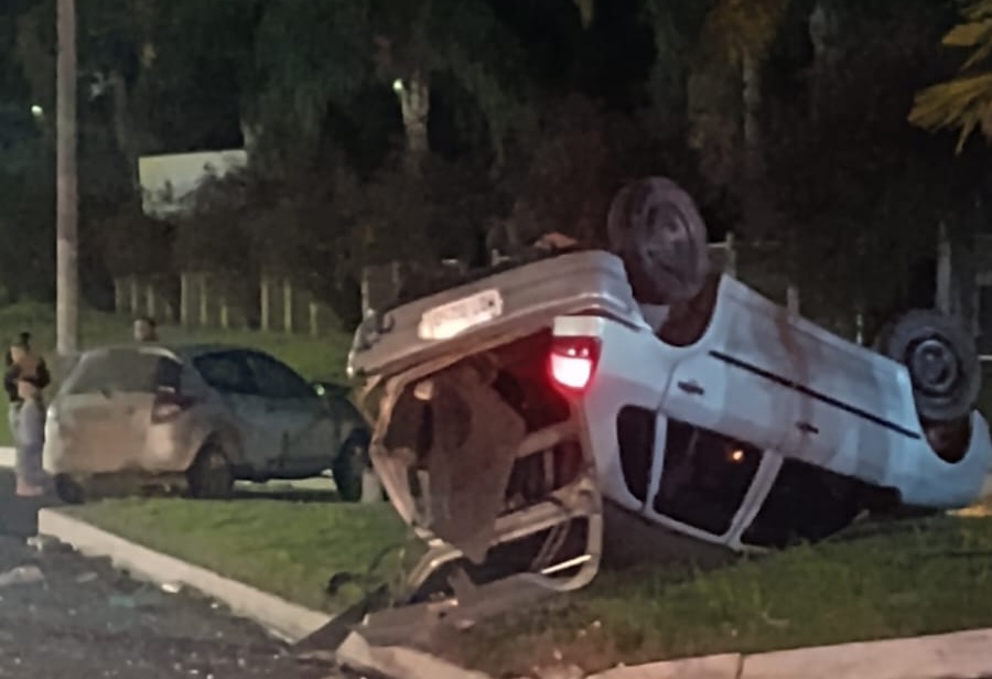 Condutor é ejetado de veículo após acidente no Planalto Norte Catarinense