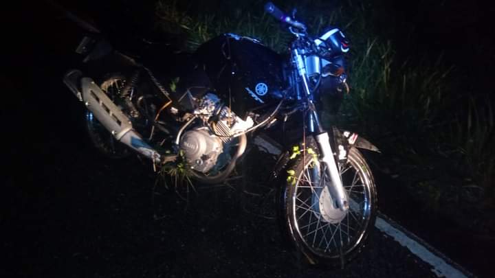 Acidente deixa motociclista com ferimentos graves na SC-114, em Itaiópolis