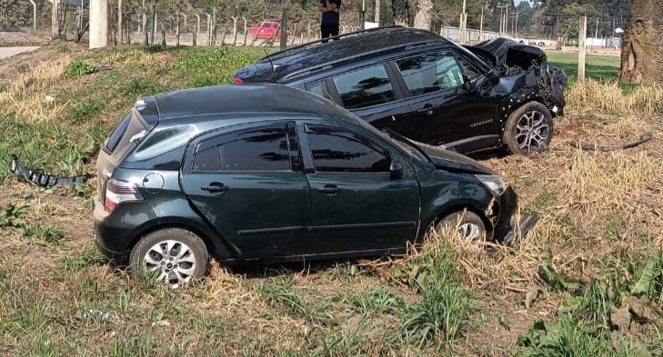 PLANALTO NORTE: acidente com vítimas mobiliza Bombeiros e SAMU na BR-280