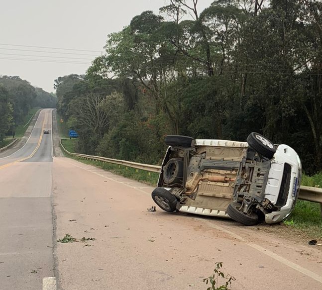 MONTE CASTELO: acidente é registrado na BR-116 no km 67