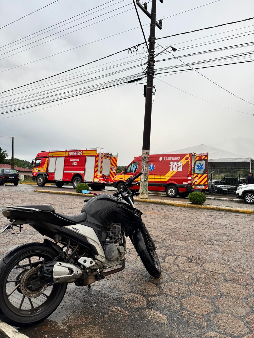 PAPANDUVA: acidente deixa uma pessoa ferida no centro do município